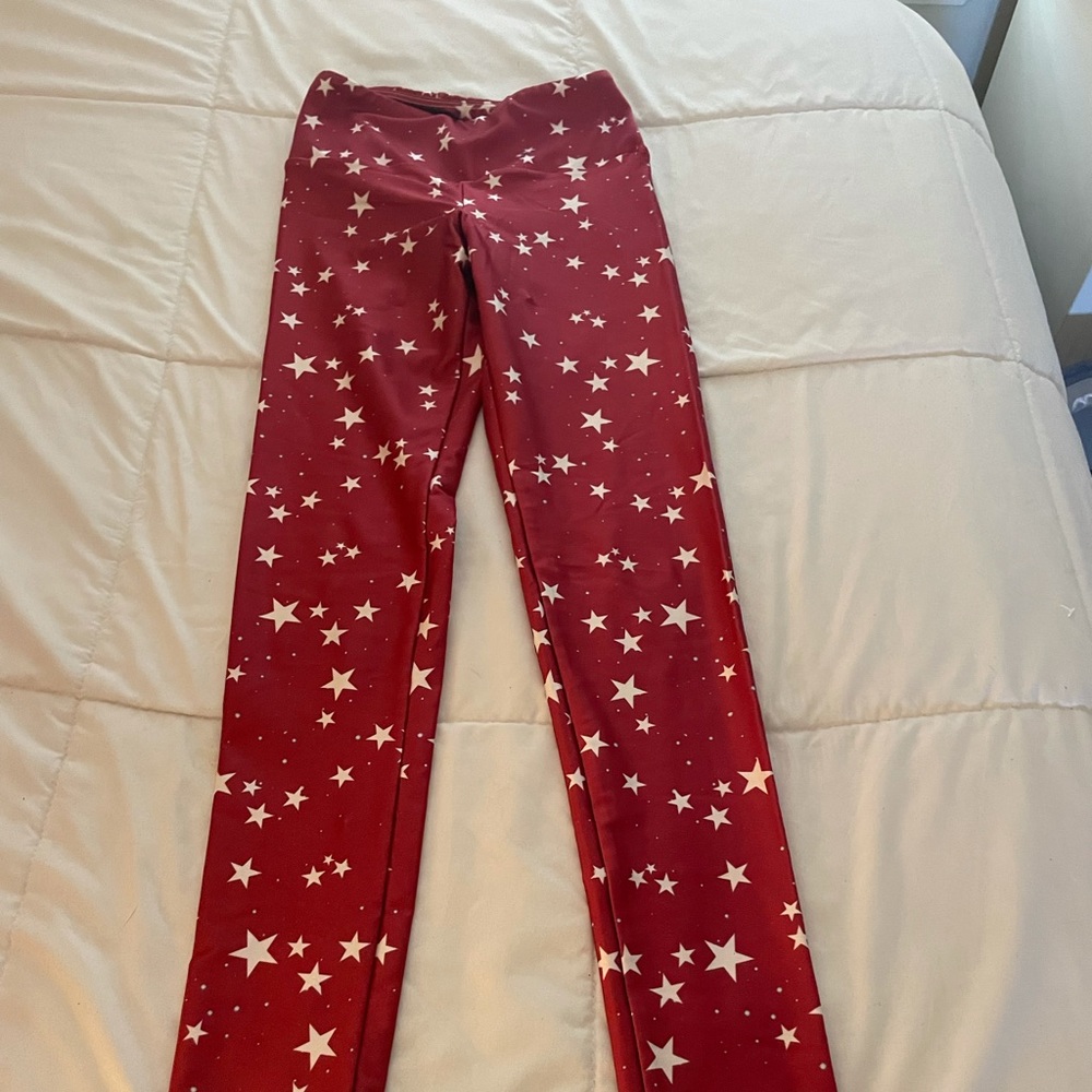 GOLDSHEEP leggings XS USA stars red